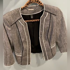 3/4 sleeve blazer